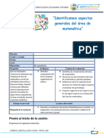 S3-1RO - Conocemos La Organización Del Área de Matemática