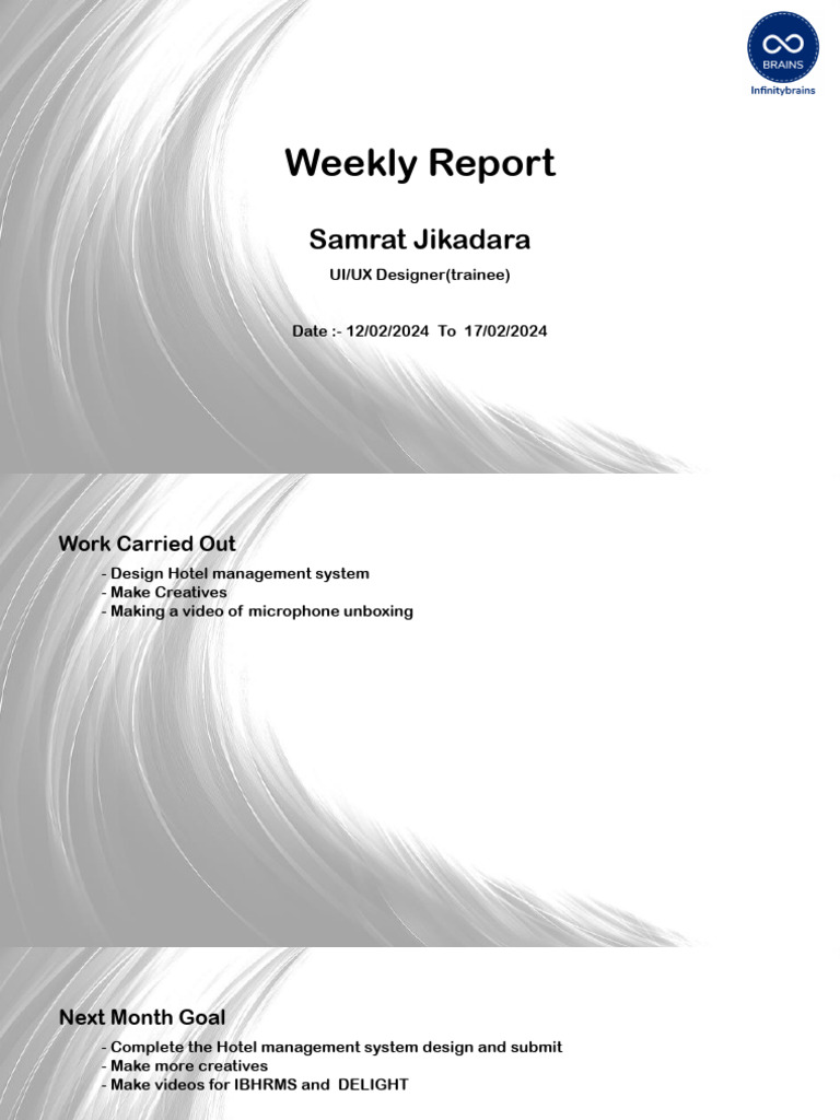 UI/UX Design Progress Report | PDF | Computers