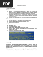 Usinagem Por Abrasão