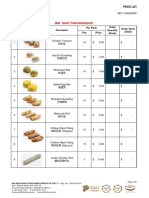 SMH Dim Sum Price List