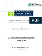 Chávez - Herrera - Act 4.1 Desarrollo Del Protocolo de Investigación Escrito - Construcción Del Análisis Referencial o Estado Del Arte