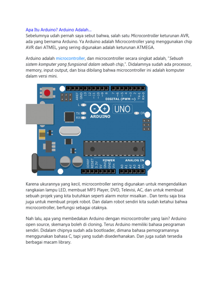 Jelaskan Apa Itu Arduino