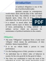 Intro To Pol Obligation, Nature Scope and Theories