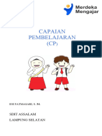 Capaian Pembelajaran Kelas 1