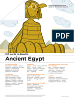 Ancient Egypt: 100 Words To Describe