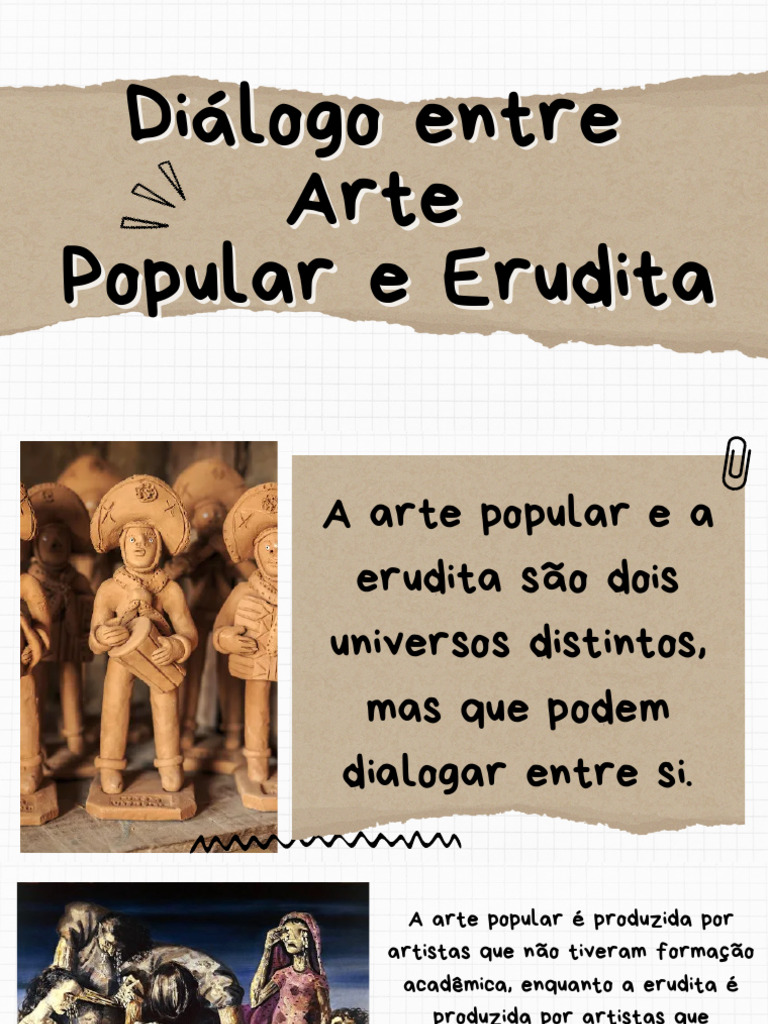 Diálogo entre Arte Popular e Erudita | PDF