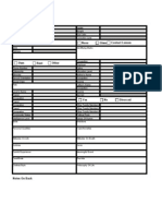 Character Sheet