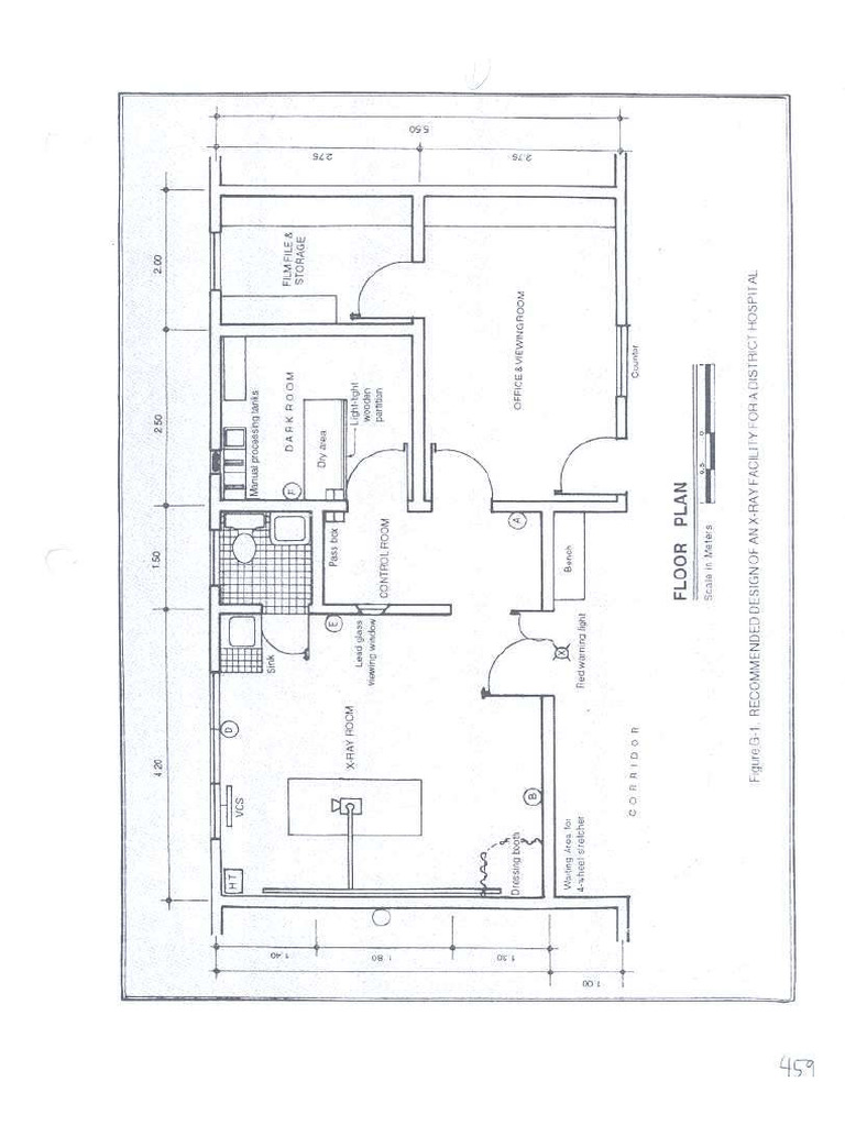 Sample Floor Plan For Xray Room 1 PDF