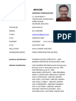 Anbarasu Subramaniam CV