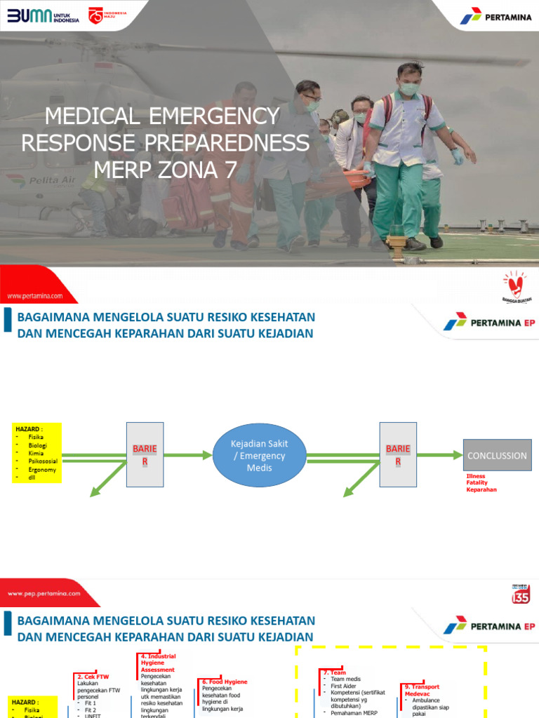 Rencana Tanggap Darurat Medis MERP | PDF | Sains & Matematika
