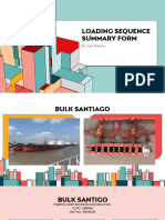 Loading Sequence Summary Form