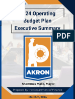 2024 Akron Operating Budget Proposal