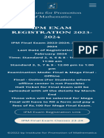 Ipm Exam Registration 23-24