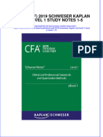 2019 Schweser Kaplan Cfa Level 1 Study Notes 1 5 Full Chapter