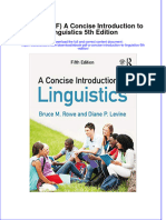 A Concise Introduction To Linguistics 5Th Edition Full Chapter