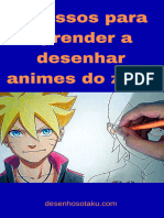 E Book 6 Passos para Aprender A Desenhar Animes Do Zero