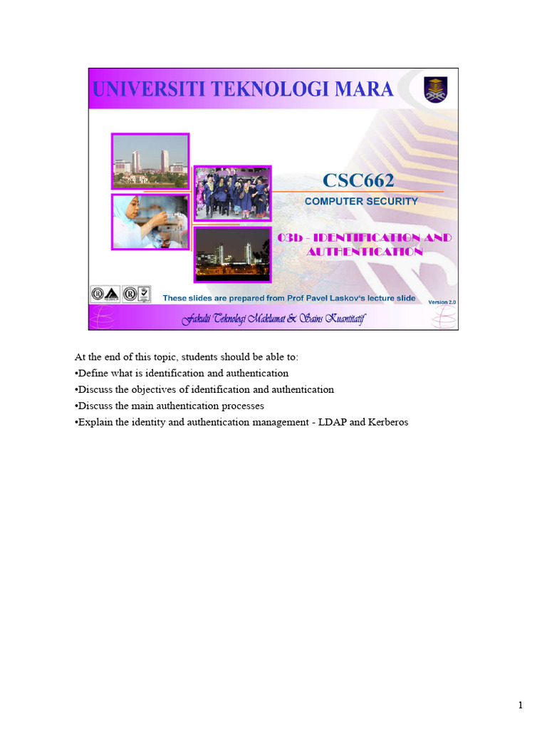 03b Identification And Authentication Download Free Pdf Password