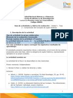 Guia de Actividades y Rúbrica de Evaluación - Unidad 1 - Fase 2 - Comprensión Del Concepto de Sujeto Histórico