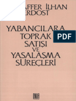 Muzaffer İlhan Erdost Yabancılara Toprak Satışı Ve Yasalaşma Süreçleri Onur Yayınları