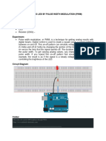 Lesson 2 CONTROLLING LED BY PULSE WIDTH MODULATION