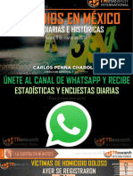 Homicidios en México: Cifras Diarias e Históricas