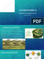 COURSEWORK #1 Methods of Crop Production