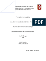 2.3. Democracia Desde El Ámbito Electoral