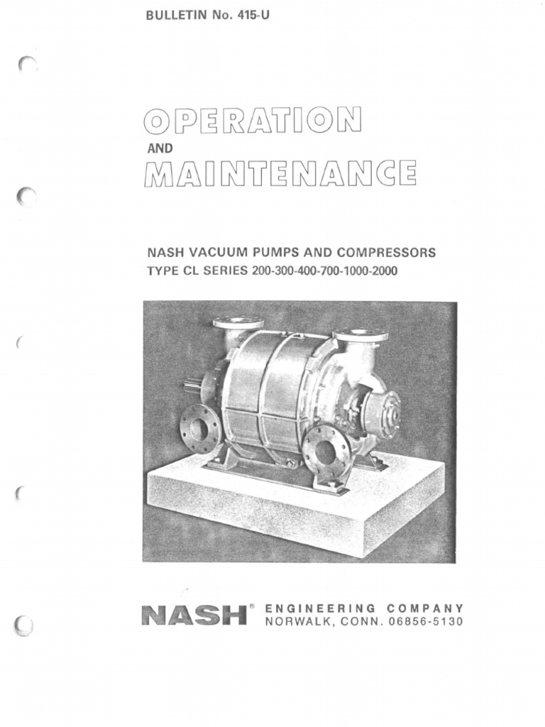 Nash Operation & Maintenance Manual | PDF