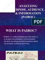 PAIBOC Analysis