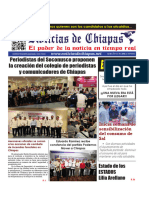 Periódico Noticias de Chiapas, Edición Virtual Martes 12 de Marzo de 2024