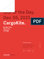 Certificate Cargokite Sotd