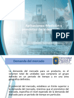 Aplicaciones-Medición y Pronóstico de Demanda