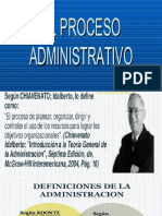 Introduccion Al Proceso Administrativo