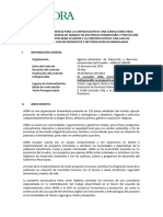 TDR - Consultoria - Sistematización Adra - 122023