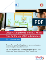 UNESCO King Hamad Bin Isa Al-Khalifa Prize For The Use of ICT in Education