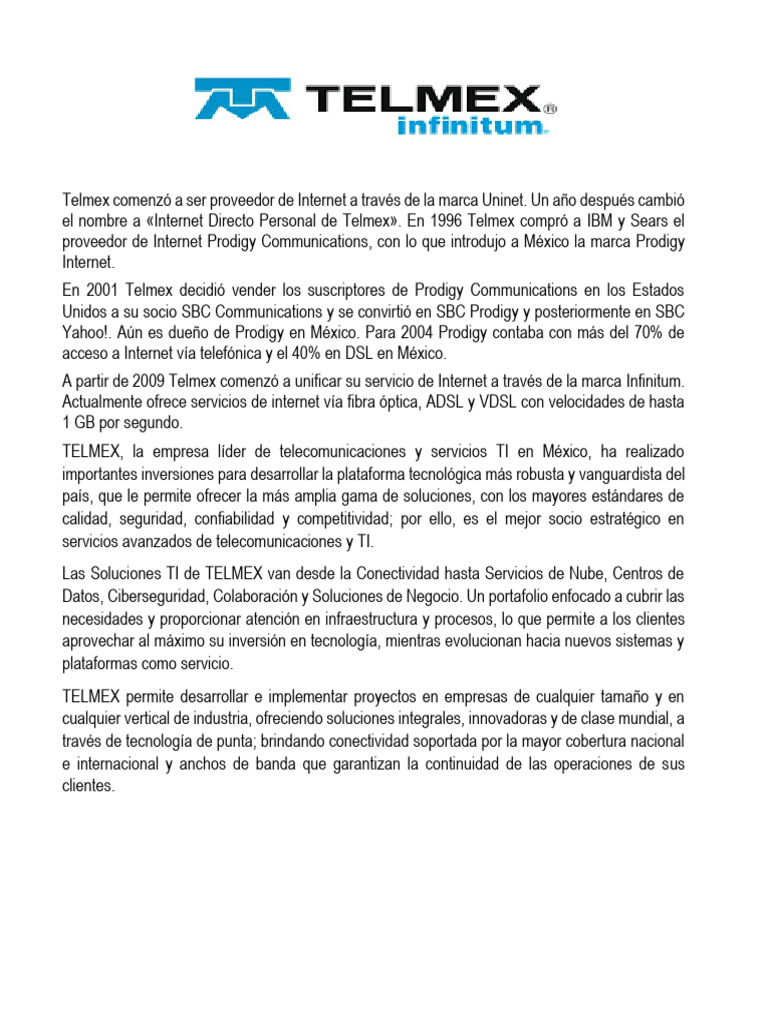 TELMEX | PDF