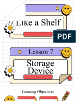 Grade 1 Lesson 7 (Storage Devices)