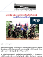 Vigorous Burmese Student Warriors (VBSW) Statement-2011-Bur/english