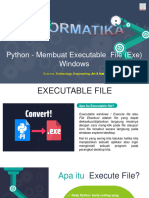 Membuat Executable File (Exe) Windows Pada Python
