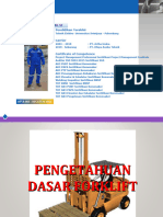 Pengetahuan Dasar Forklift