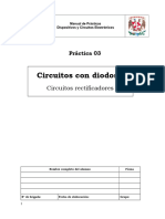 Practica 03 - CIRCUITOS CON DIODOS I