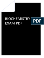 Biochemistry Orals