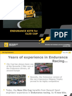 Endurance kits for Clio Cup racing