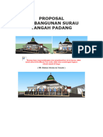 Proposal Surau Tagah Padang