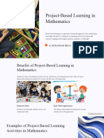 Project Based Learning in Mathematics