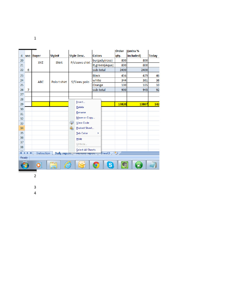 Production Report Example Pdf