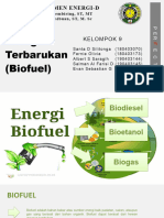 Kelompok 9 - Energi Terbarukan (Biofuel) - Manajemen Energi D