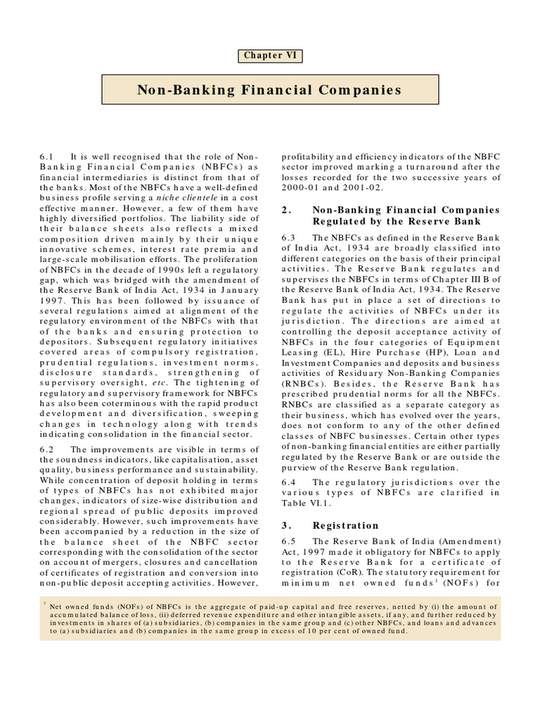 Non Banking Financial Companies Pdf