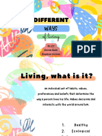 English Presentation "Different Ways of Living"