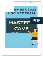 Ugc Net December'22 Exam